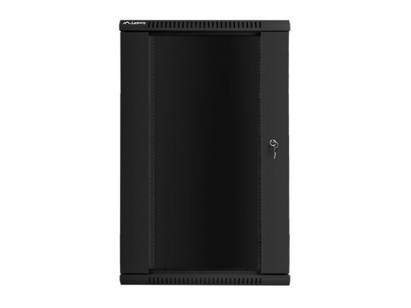 Lanberg Szafa instalacyjna wisząca 19&#039;&#039; 22U 600X450mm czarna (drzwi      szklane)