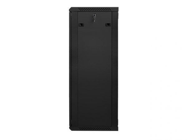Lanberg Szafa instalacyjna wisząca 19&#039;&#039; 27U 600X450mm czarna (drzwi      szklane)