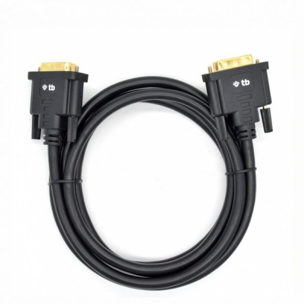 TB Kabel DVI M-M 24+1 1.8 m. czarny, pozłacany
