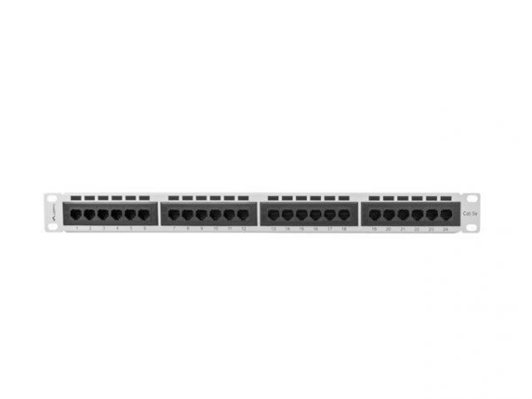Lanberg Patch Panel 24 Port 1U Kat.5E szary