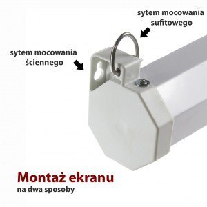 ART Ekran elektryczny 16:9 106&quot; 234x131cm z pilotem FS-106 16:9