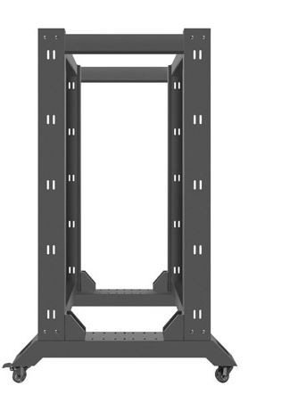 Lanberg Stojak Open Rack 22U 600x800mm czarny