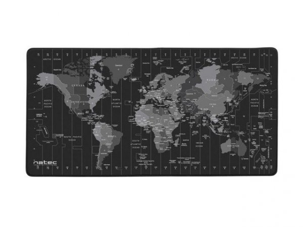 Natec Podkładka pod mysz Time zone Map Maxi 800x400