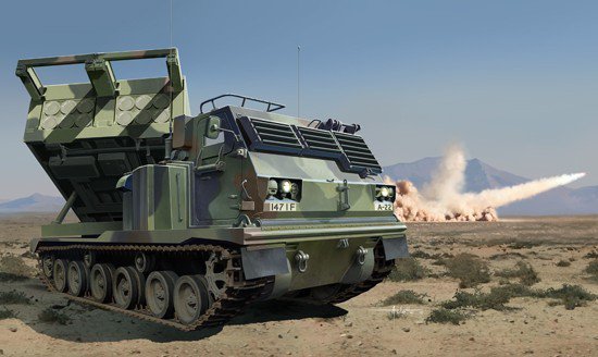 Trumpeter Model plastikowy M270/A1 Multiple Launch Rocket System