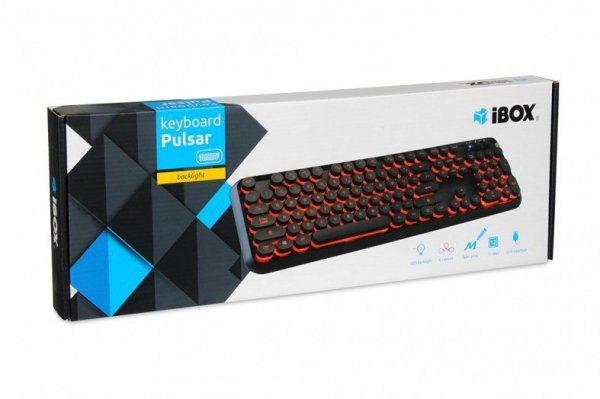 iBOX Klawiatura Pulsar RGB  IKS620