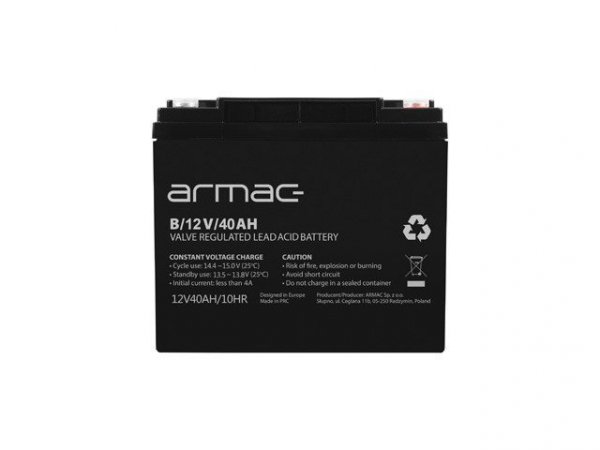 Armac Akumulator 12v agm 12v 40ah uniwersalny B/12V/40AH