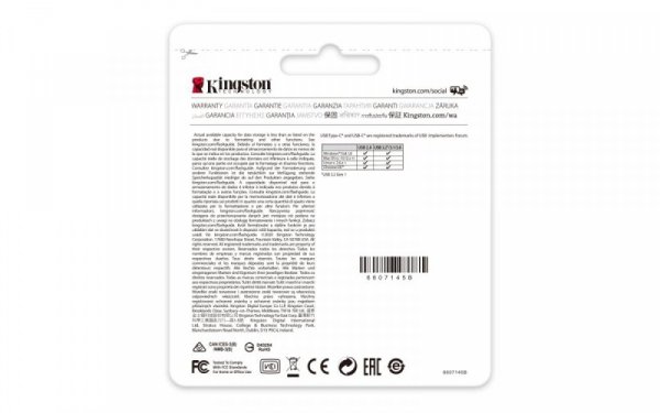 Kingston Pendrive DT70/128GB USB-C 3.2 Gen1