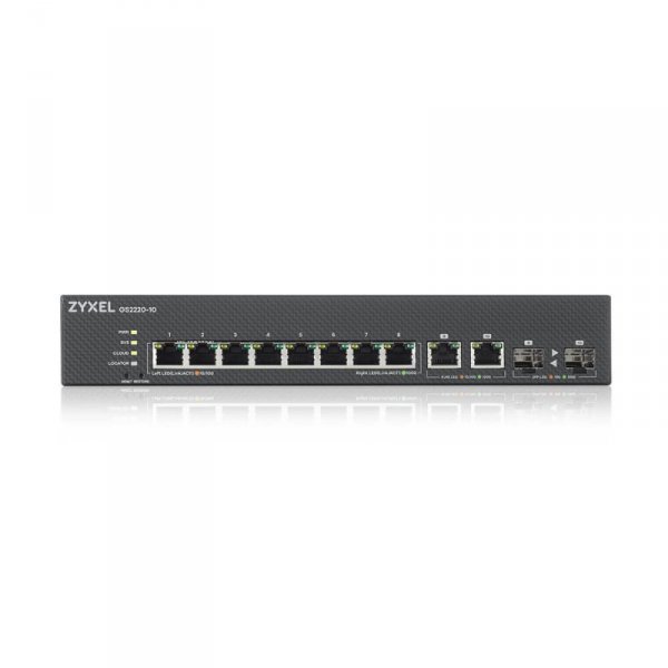 Zyxel GS2220 8xGbE L2 Switch GbE UpLink 1Y NCC Pro Pack Lic GS2220-10-EU0101F