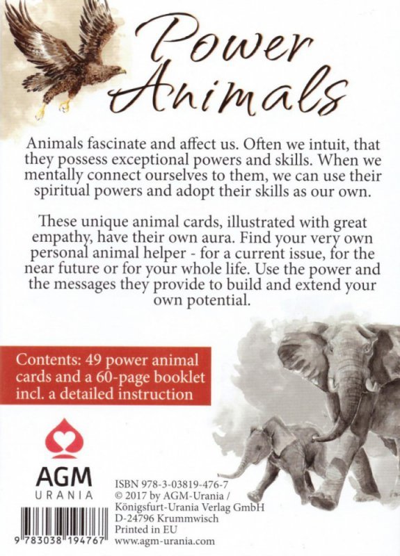 Cartamundi Karty Tarot Power Animal Cards