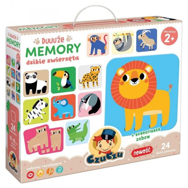 CzuCzu Duuuże memory - Dzikie zwierzęta