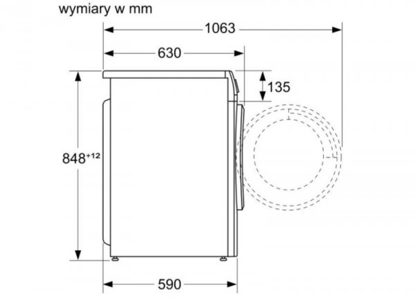 Bosch Pralko-suszarka WNA13401PL