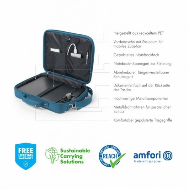 DICOTA Torba do notebooka D30919-RPET ECO BASE 14-15.6 cala