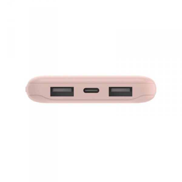 Belkin PowerBank 10 000mAh USB A i C 15W różowe złoto