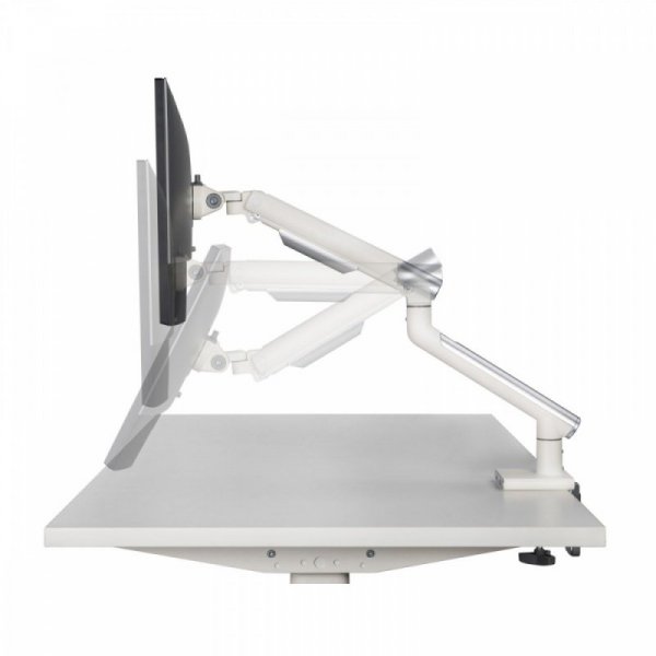 ART Uchwyt biurkowy gazowy do 1 monitora LED/LCD 17-32&quot; L-19GD 2-9kg 2xUSB 3.0 Premium Aluminiowy