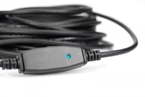 Digitus Kabel przedłużający USB 3.0 SuperSpeed Typ USB A/USB A M/Ż aktywny 20m Czarny