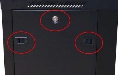 Extralink Szafa rack 18U 600x450mm czarna wisząca