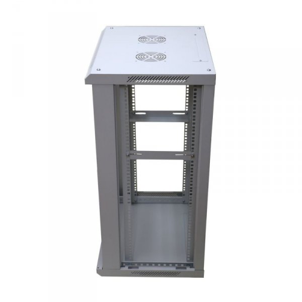 Extralink Szafa rack 18U 600x600mm szara wisząca