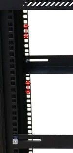 Extralink Szafa rack 15U 600x450mm czarna wisząca