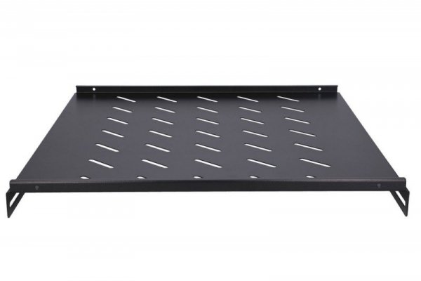 Extralink Półka 1U 500 mm czarna 19 cali
