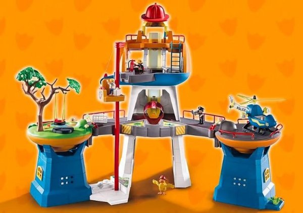 Playmobil Zestaw figurek DUCK ON CALL 70910 Kwatera główna