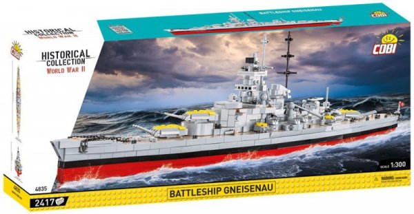 Cobi Klocki Klocki Historical Collection Battleship Gneisenau