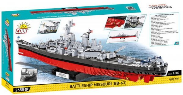 Cobi Klocki Klocki Historical Collection Battleship Missouri (BB-63)