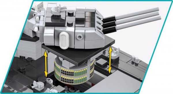 Cobi Klocki Klocki Historical Collection Battleship Missouri (BB-63)
