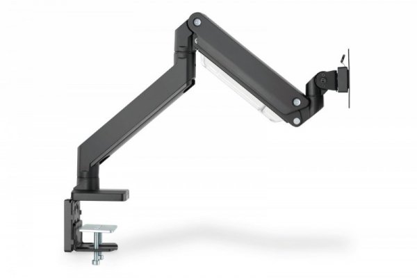 Digitus Ramię biurkowe pojedyncze z zaciskiem, 1xLCD, max. 35&quot;, max. obciążenie 15kg, ze sprężyną gazową
