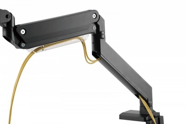 Digitus Ramię biurkowe pojedyncze z zaciskiem, 1xLCD, max. 35&quot;, max. obciążenie 15kg, ze sprężyną gazową