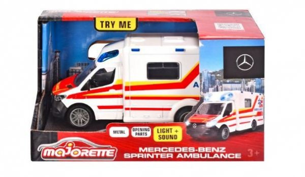 Majorette Pojazd Majorette Grand Mercedes ambulans 12,5 cm