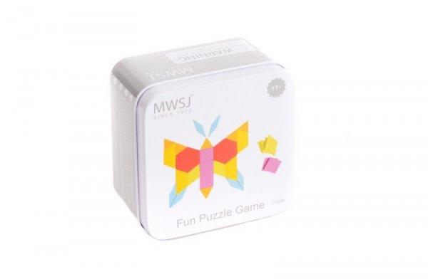 iWood Gra układanka Motyl tangram w puszce