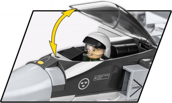 Cobi Klocki Klocki Armed Forces SAAB Jas 39 Gripen E 480 klocków