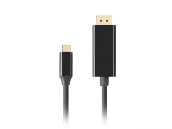 Lanberg Kabel USB-C (M)-&gt;Displayport 3M 4K 60HZ czarny