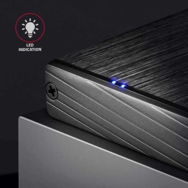 AXAGON EE25-XA6 Obudowa zewnętrzna aluminiowa, USB 3.2 GEN 1 SATA 6G 2,5&quot;