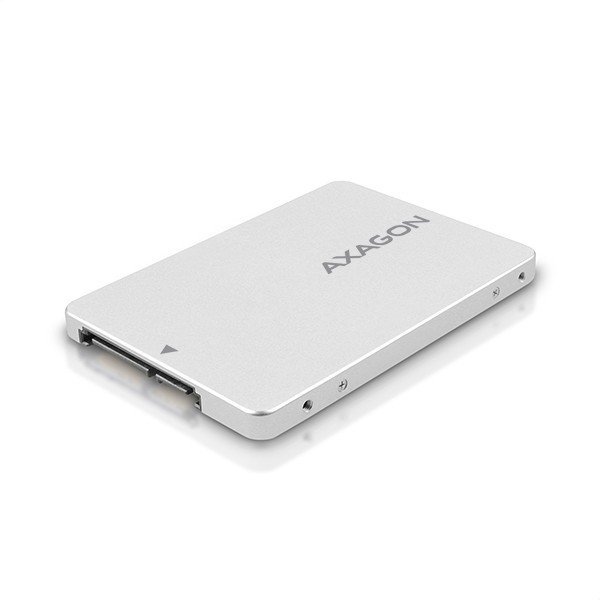 AXAGON RSS-M2SD Wewnętrzna obudowa 2.5&quot; z interfejsem SATA do dysków SSD M.2 SATA, srebrny