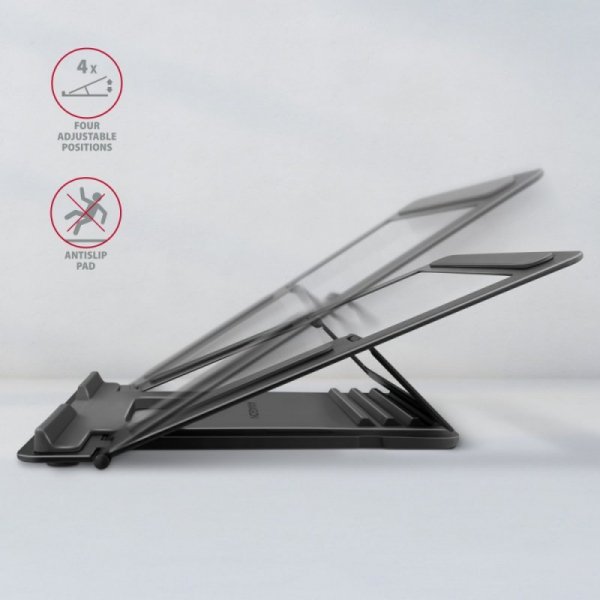 AXAGON STND-L Podstawa do laptopów aluminiowa 10-16&quot;, 4 regulowane kąty nachylenia