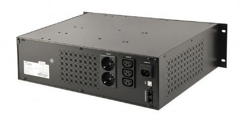 Gembird Zasilacz awaryjny UPS 2000VA Line-In 2xC13 2xSchuko USB