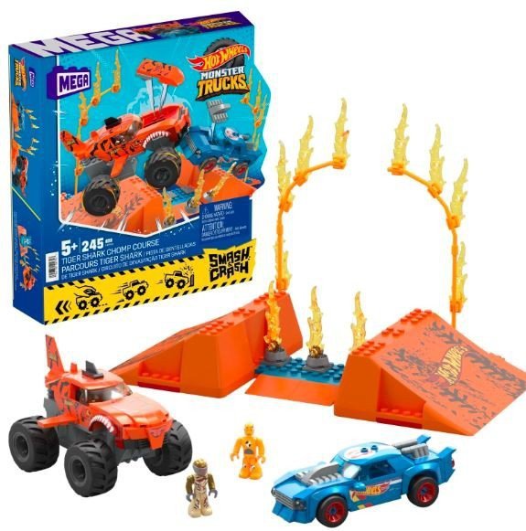 Mega Bloks Klocki Hot Wheels Tiger Shark