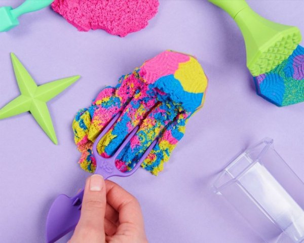 Spin Master Kinetic Sand Zgniataj i twórz