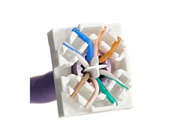 ALANTEC Moduł keystone RJ45 beznarzędziowy STP kat.6A PoE+
