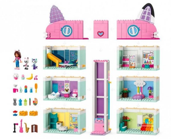 LEGO Klocki Koci Domek Gabi 10788 Koci Domek Gabi