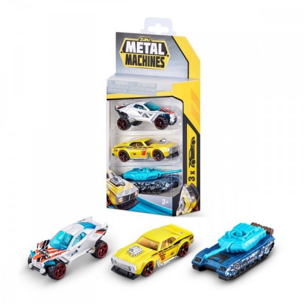 ZURU Metal Machines Auta 3-pak seria 2