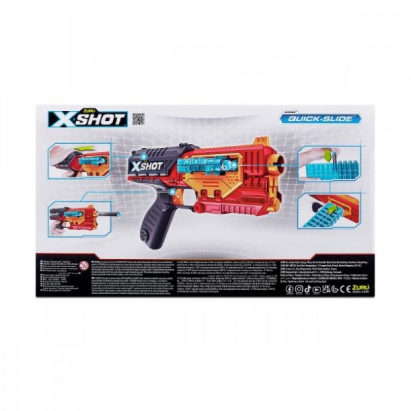 ZURU X-Shot Wyrzutnia Excel Quick Slide 16 strzałek