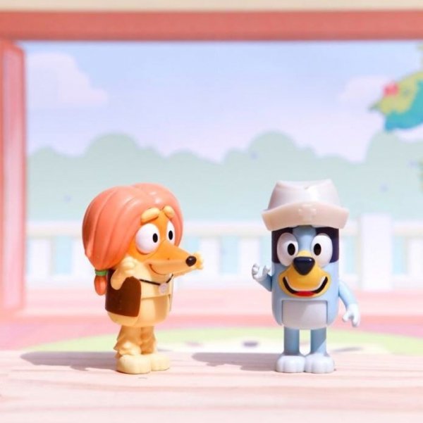Tm Toys Zestaw figurek Bluey 2pak Wizyta u lekarza