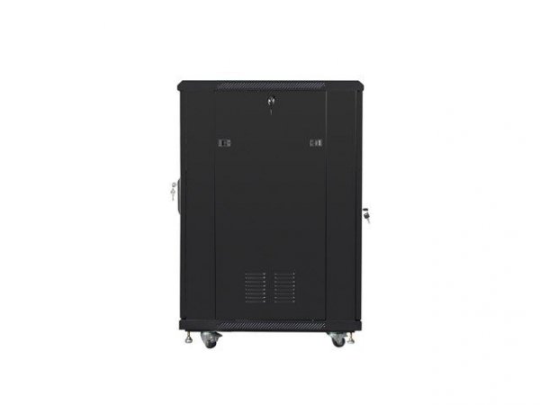 Lanberg Szafa stojąca 19 cali 22U 600x800 drzwi perforowane, czarna