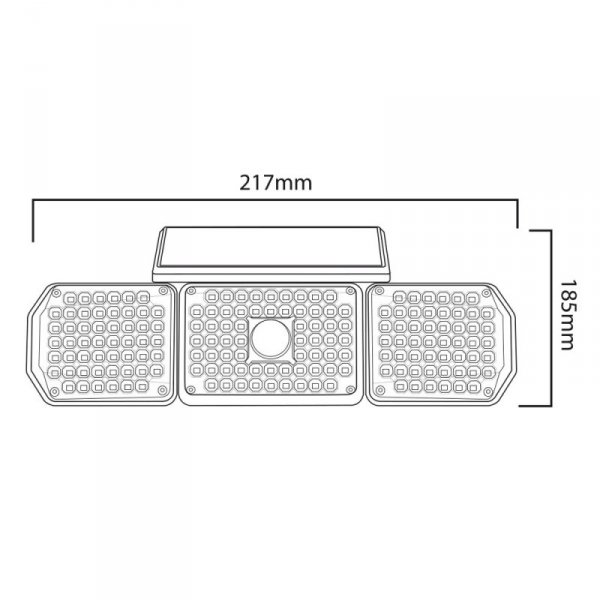 Maclean Solarna lampa LED z czujnikiem MCE615