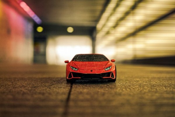 Ravensburger Polska Puzzle 108 elementów 3D Pojazdy Lamborghini Huracan Evo Verde