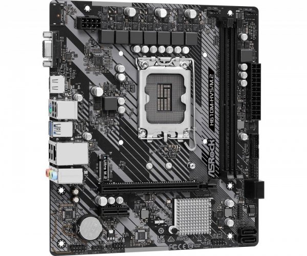 ASRock Płyta główna H610M-HVS/M.2 R2.0 s1700 2DDR4 D-Sub/HDMI mATX