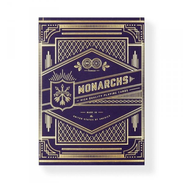Bicycle Karty Monarchs Purple