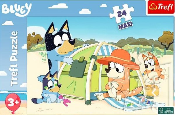 Trefl Puzzle 24 elementy Maxi Bluey Wspaniały świat